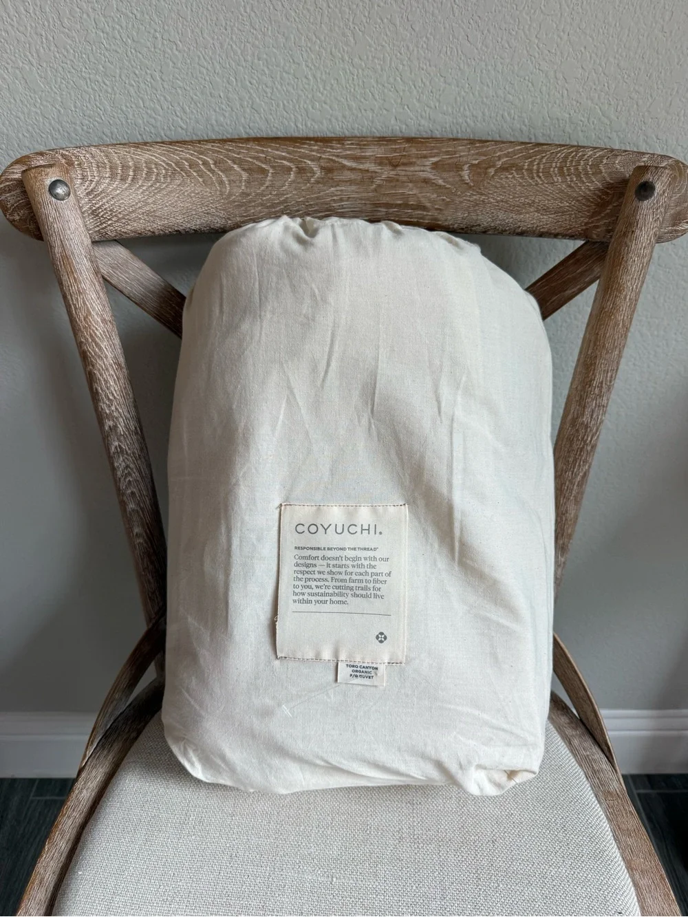 Coyuchi Toro Canyon Organic Duvet Cover
